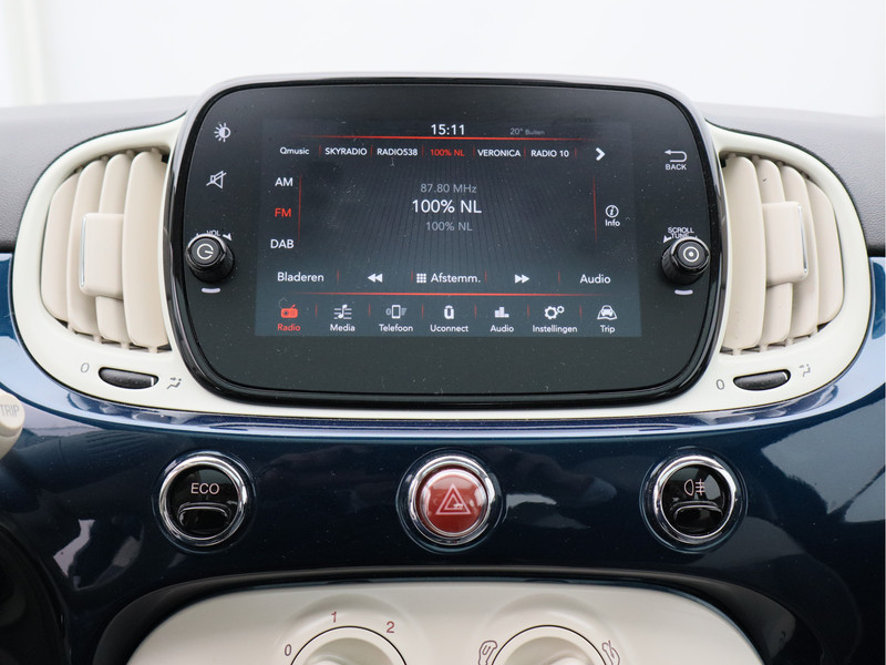 Fiat 500 0.9 TwinAir Turbo Lounge/ lage km/ zeer mooi!